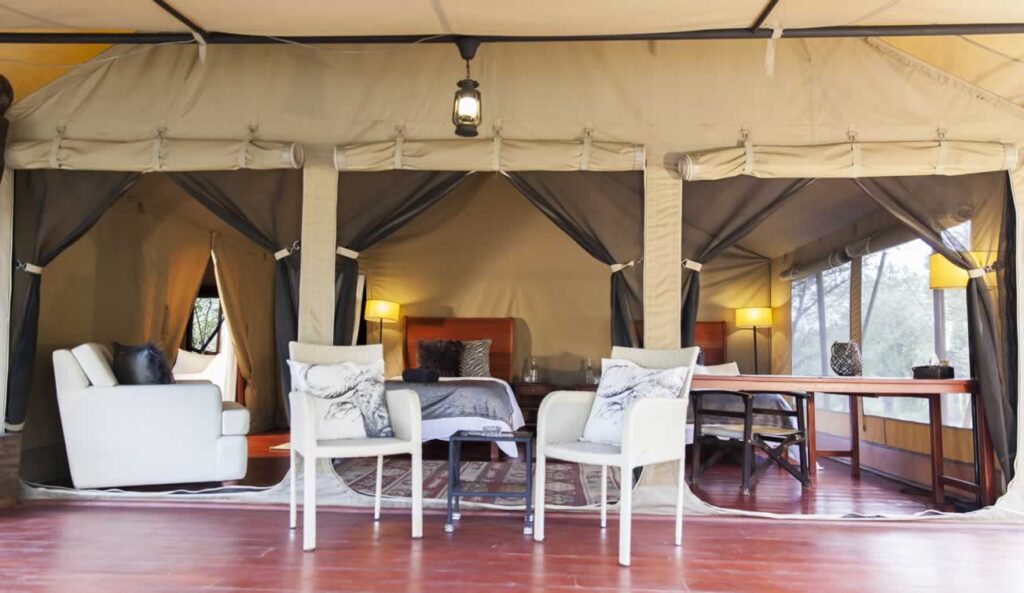 Family suite at Mara Crossings Camp