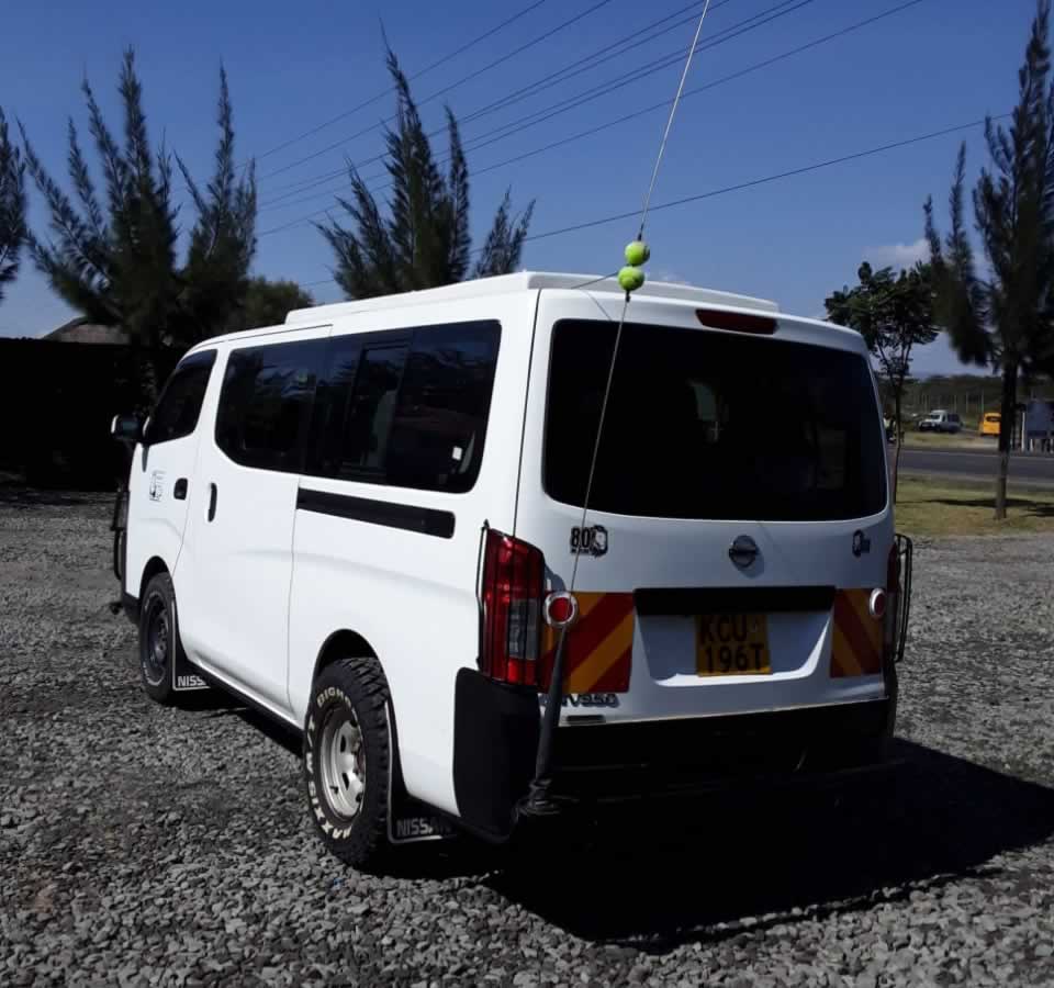 rear side right safari van for hire