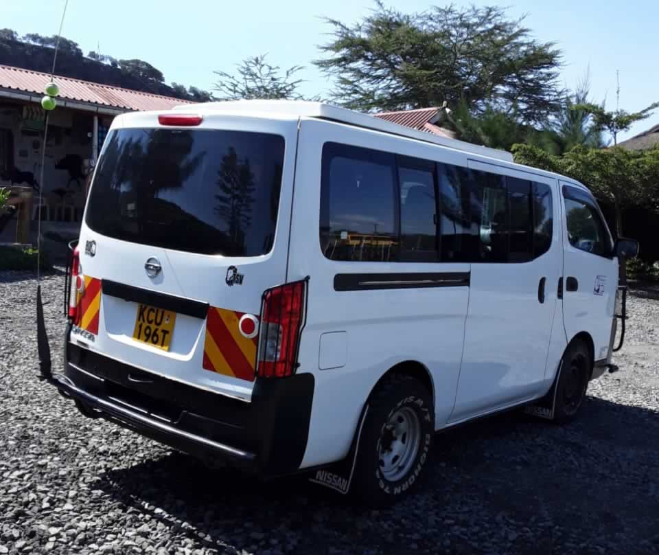 Rear side right safari van for hire